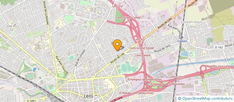 localisation de l'entreprise MONSIEUR EDDY LOGEZ  LENS