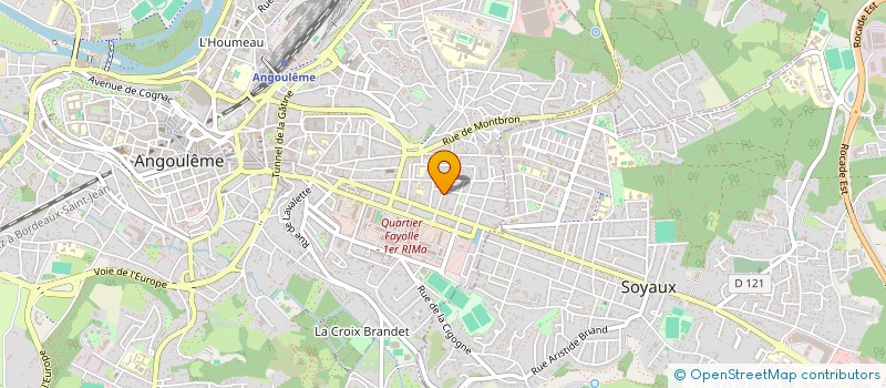 localisation de l'entreprise MONSIEUR EDDY LOWINSKI à ANGOULEME
