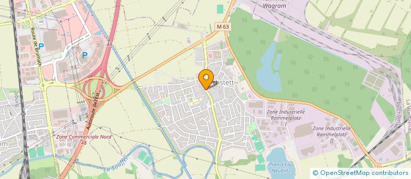 localisation de l'entreprise MONSIEUR EDDY MAECHLING  REICHSTETT