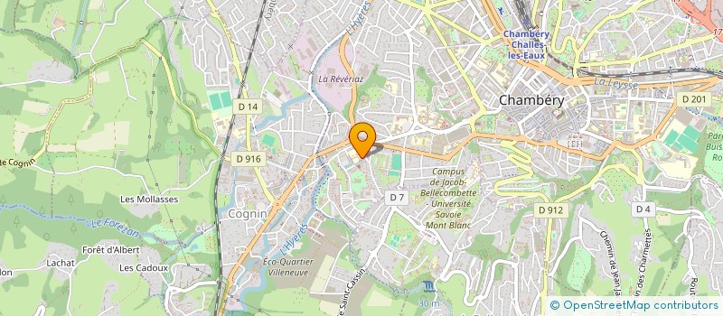 localisation de l'entreprise MONSIEUR EDDY MALLET  CHAMBERY