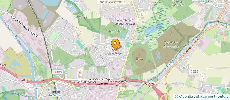 localisation de l'entreprise MONSIEUR EDDY MARFIL  ROOST-WARENDIN