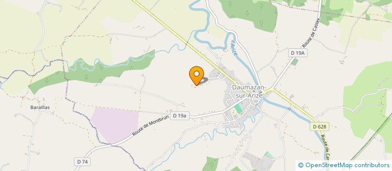 localisation de l'entreprise MONSIEUR EDDY MASSAT à DAUMAZAN-SUR-ARIZE