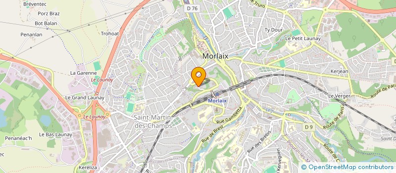 localisation de l'entreprise MONSIEUR EDDY MEAS  MORLAIX