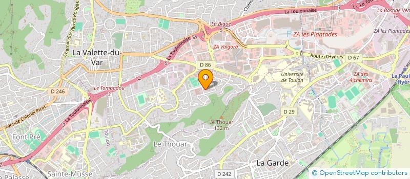 localisation de l'entreprise MONSIEUR EDDY MENGUETE à LA VALETTE-DU-VAR