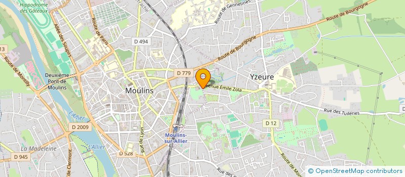 localisation de l'entreprise MONSIEUR EDDY MOGNE-DAHO à YZEURE