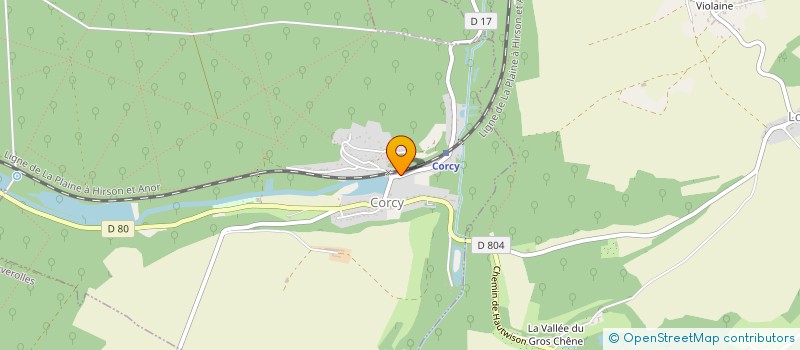 localisation de l'entreprise MONSIEUR EDDY MONIOT  CORCY