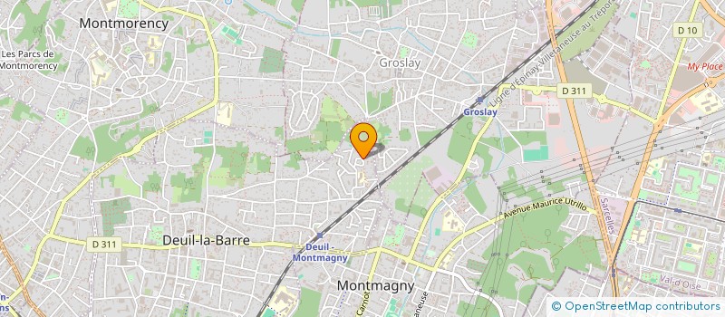 localisation de l'entreprise MONSIEUR EDDY MOREAU à DEUIL-LA-BARRE