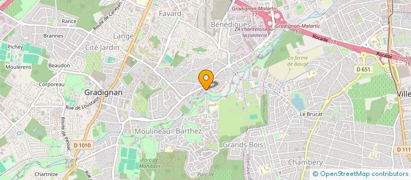 localisation de l'entreprise MONSIEUR EDDY MORVAN--MORALES  GRADIGNAN