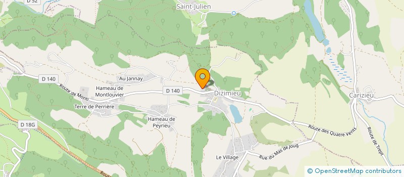 localisation de l'entreprise MONSIEUR EDDY MOUNIER  L'ISLE-D'ABEAU