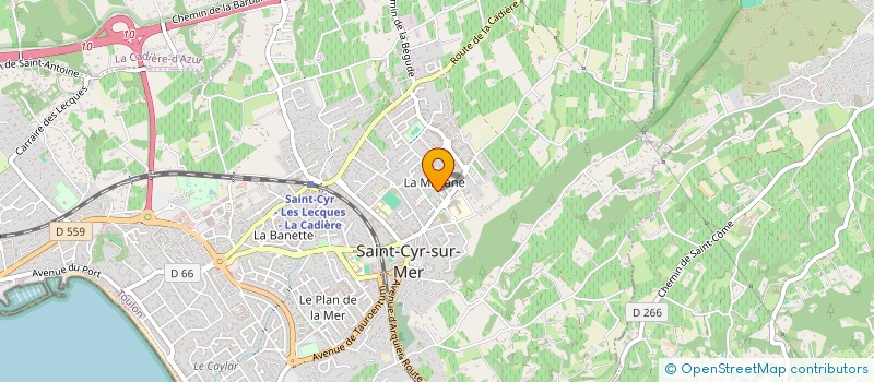 localisation de l'entreprise MONSIEUR EDDY MYARA à SAINT-CYR-SUR-MER
