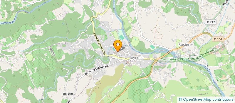 localisation de l'entreprise MONSIEUR EDDY NAIT-SLIMANI  JOYEUSE