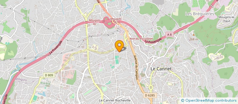 localisation de l'entreprise MONSIEUR EDDY NEZRI à LE CANNET