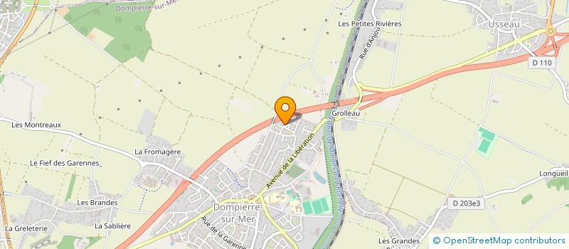 localisation de l'entreprise MONSIEUR EDDY NICOLLE  DOMPIERRE-SUR-MER