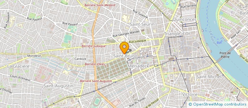 localisation de l'entreprise MONSIEUR EDDY NOBERTO  BORDEAUX