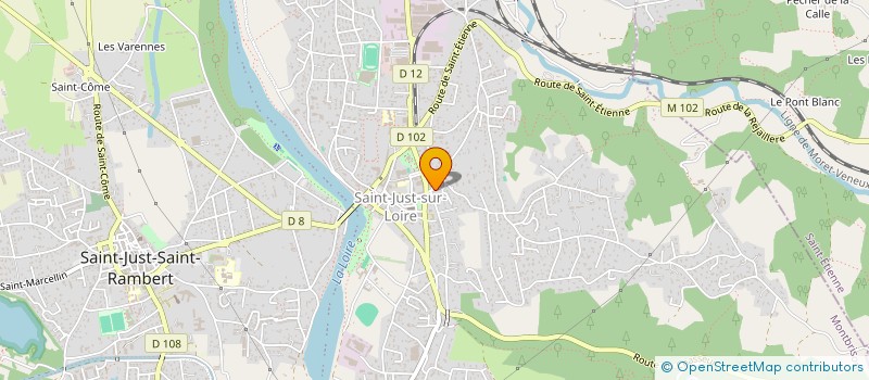 localisation de l'entreprise MONSIEUR EDDY OTTAVIANO  SAINT-JUST-SAINT-RAMBERT