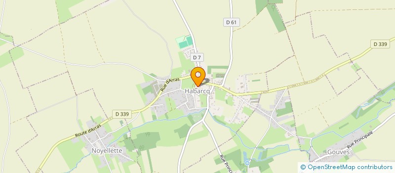 localisation de l'entreprise MONSIEUR EDDY PARSY  BAILLEULMONT