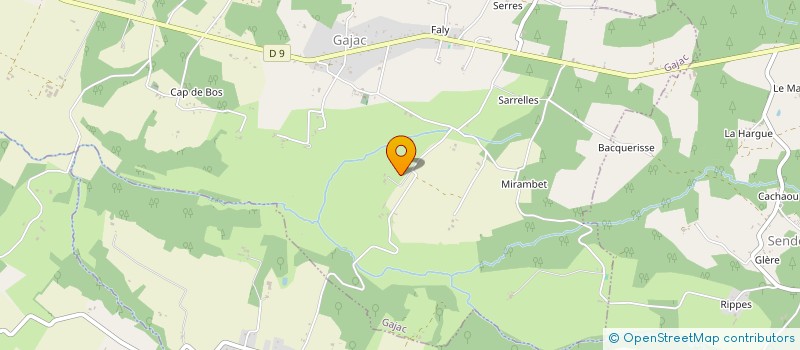 localisation de l'entreprise MONSIEUR EDDY PEANT  GAJAC