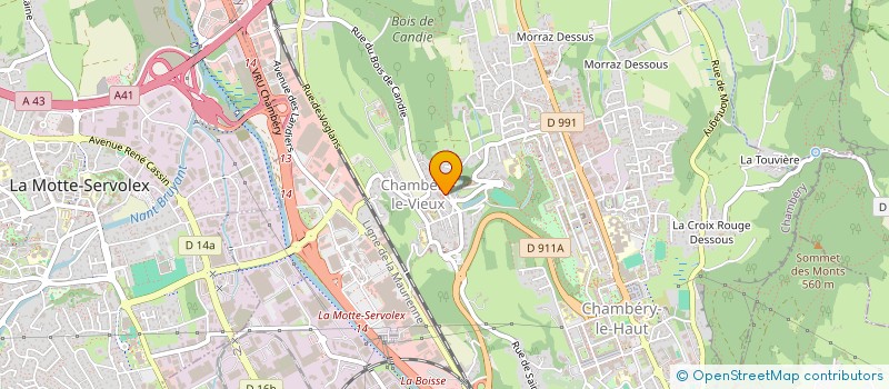 localisation de l'entreprise MONSIEUR EDDY PEREZ  CHAMBERY