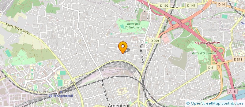 localisation de l'entreprise MONSIEUR EDDY PERIN  ARGENTEUIL