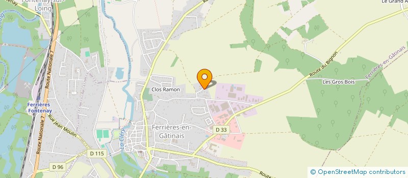 localisation de l'entreprise MONSIEUR EDDY PERONI à FERRIERES-EN-GATINAIS