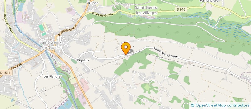 localisation de l'entreprise MONSIEUR EDDY PERROUD  SAINT-GENIX-LES-VILLAGES