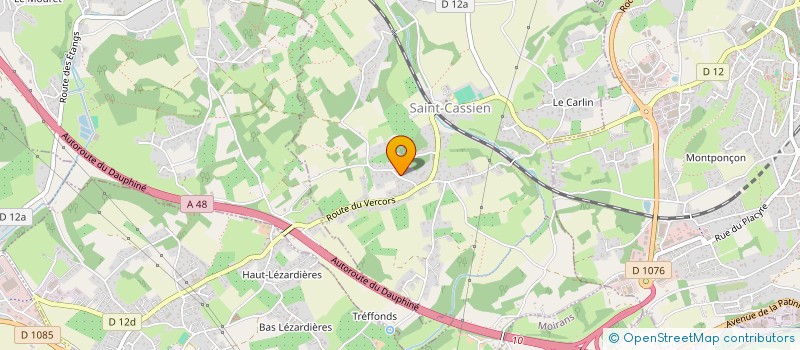 localisation de l'entreprise MONSIEUR EDDY PEYRARD  SAINT-CASSIEN