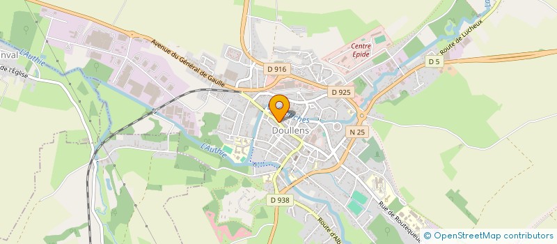 localisation de l'entreprise MONSIEUR EDDY PLOUVIN  DOULLENS