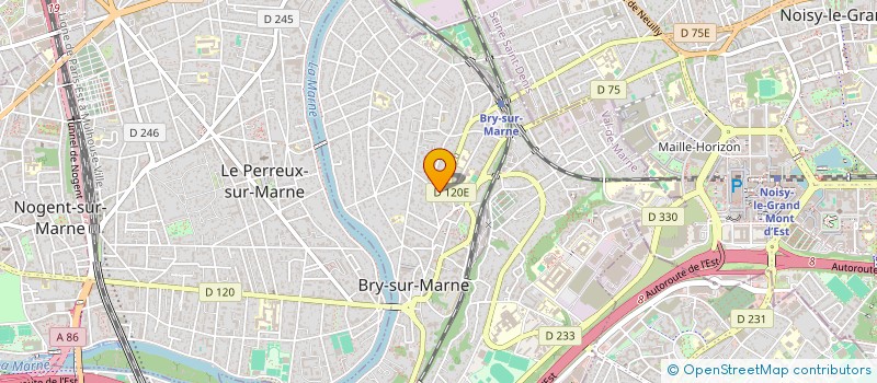 localisation de l'entreprise MONSIEUR EDDY POUCHOUX à BRY-SUR-MARNE