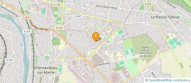 localisation de l'entreprise MONSIEUR EDDY RANARISON  CHENNEVIERES-SUR-MARNE