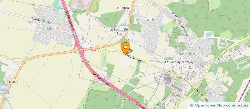 localisation de l'entreprise MONSIEUR EDDY RICOTIER à VILLEVAUDE