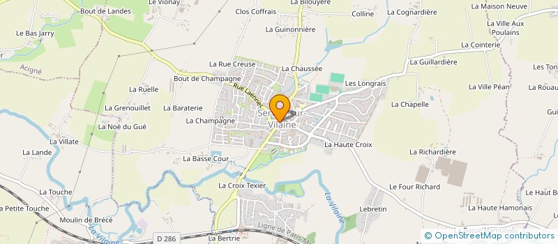 localisation de l'entreprise MONSIEUR EDDY RIMASSON  SERVON-SUR-VILAINE