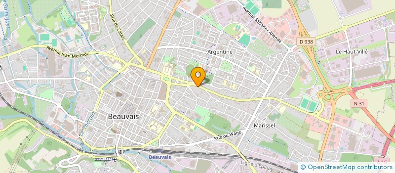 localisation de l'entreprise MONSIEUR EDDY ROBERT  BEAUVAIS