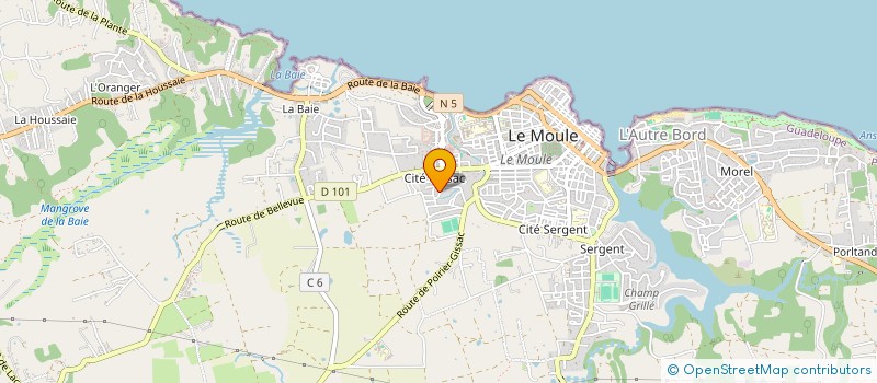 localisation de l'entreprise MONSIEUR EDDY ROBIN à LE MOULE
