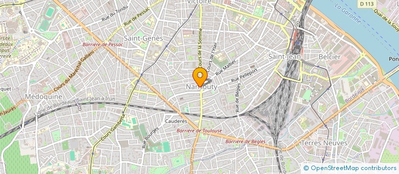 localisation de l'entreprise MONSIEUR EDDY ROUSSELLE  BORDEAUX