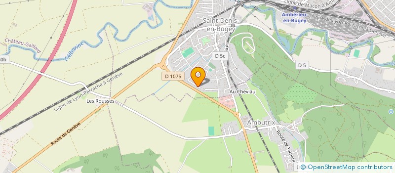 localisation de l'entreprise MONSIEUR EDDY ROUX  SAINT-DENIS-EN-BUGEY