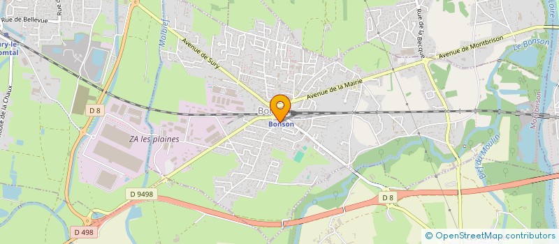 localisation de l'entreprise MONSIEUR EDDY ROYET  BONSON