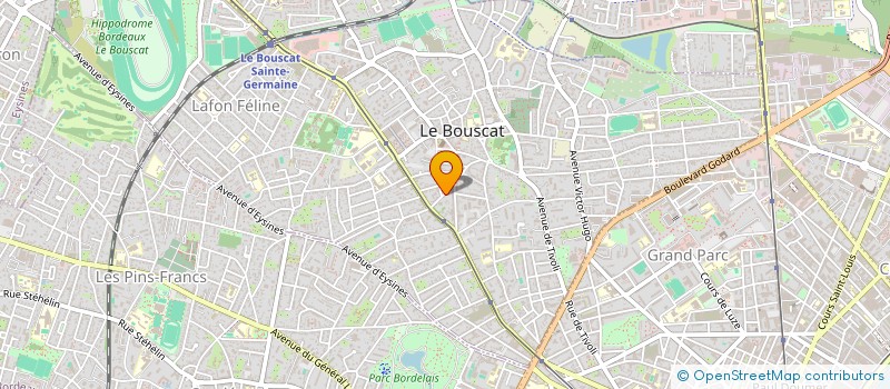 localisation de l'entreprise MONSIEUR EDDY SCAVINER à LE BOUSCAT