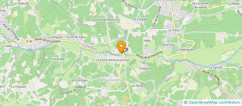 localisation de l'entreprise MONSIEUR EDDY SCHWEITZER à SAINT-ETIENNE-DES-OULLIERES