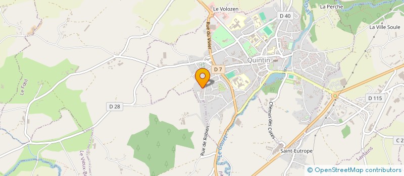 localisation de l'entreprise MONSIEUR EDDY SERVAIN  QUINTIN