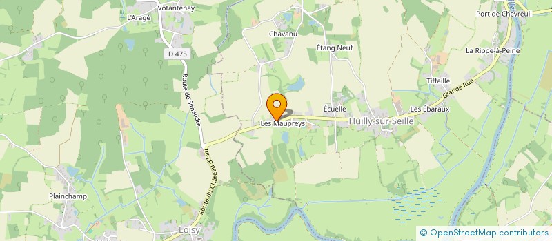 localisation de l'entreprise MONSIEUR EDDY SOUFFLOT  HUILLY-SUR-SEILLE