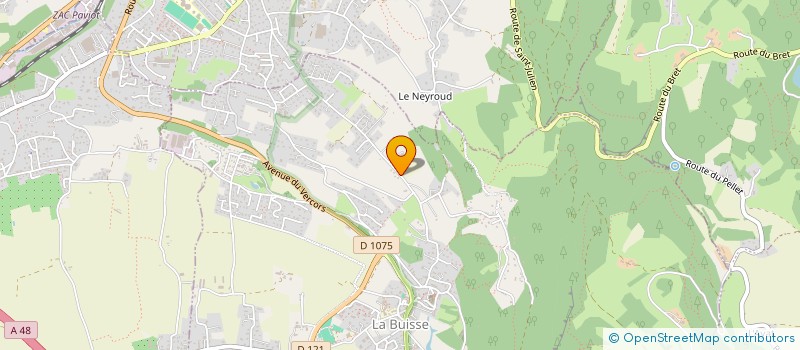 localisation de l'entreprise MONSIEUR EDDY SUAREZ à LA BUISSE