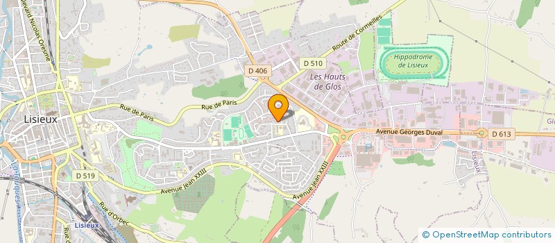 localisation de l'entreprise MONSIEUR EDDY TABASI  LISIEUX