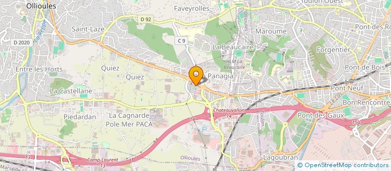 localisation de l'entreprise MONSIEUR EDDY TAJOURI à OLLIOULES
