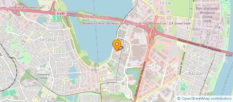 localisation de l'entreprise MONSIEUR EDDY THOMAS  BORDEAUX