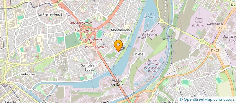 localisation de l'entreprise MONSIEUR EDDY THUILLEAUX  HEROUVILLE-SAINT-CLAIR