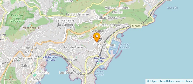 localisation de l'entreprise MONSIEUR EDDY TOUMI  NICE