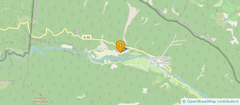 localisation de l'entreprise MONSIEUR EDDY TRUPHEMUS  SAINT-LEGER-DU-VENTOUX