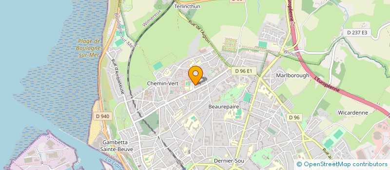 localisation de l'entreprise MONSIEUR EDDY TRUPIN  BOULOGNE-SUR-MER