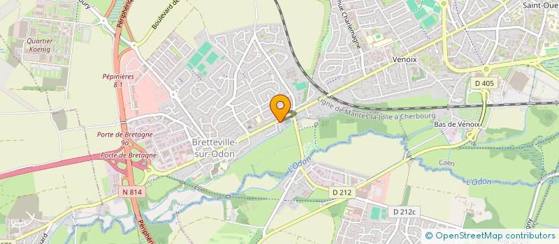 localisation de l'entreprise MONSIEUR EDDY TSHIMBALANGA MUKISHI  BRETTEVILLE-SUR-ODON