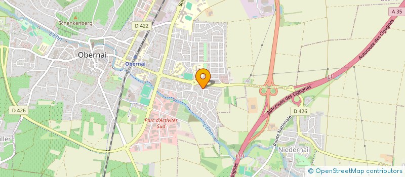 localisation de l'entreprise MONSIEUR EDDY TURLOTTE  OBERNAI